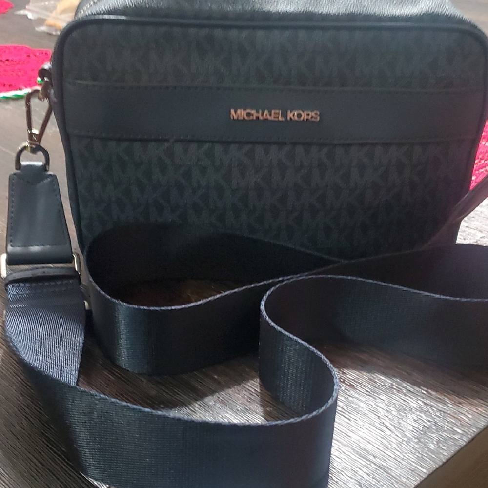 NWT Michael Kors Dark Blue Crossbody Bag